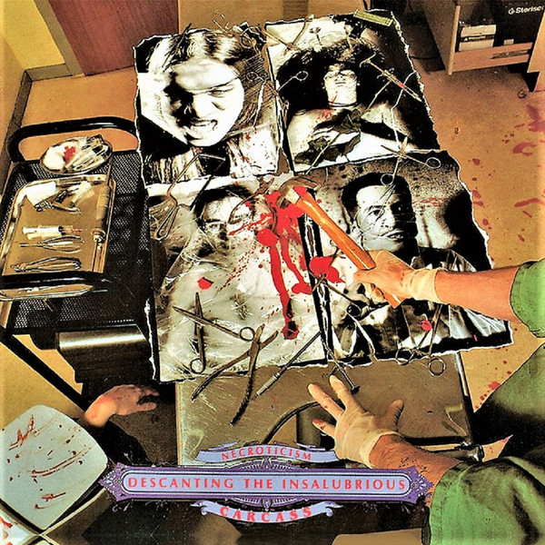 Carcass – Necroticism - Descanting The Insalubrious (2020, Clear w/ Red  Splatter, Vinyl) - Discogs